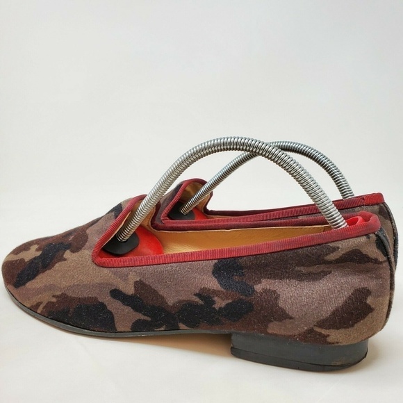 The Kooples Camo Suede Loafers Flats Shoes Size 38 8 - Picture 7 of 11